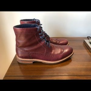Burgundy Cole Haan Boots size 11